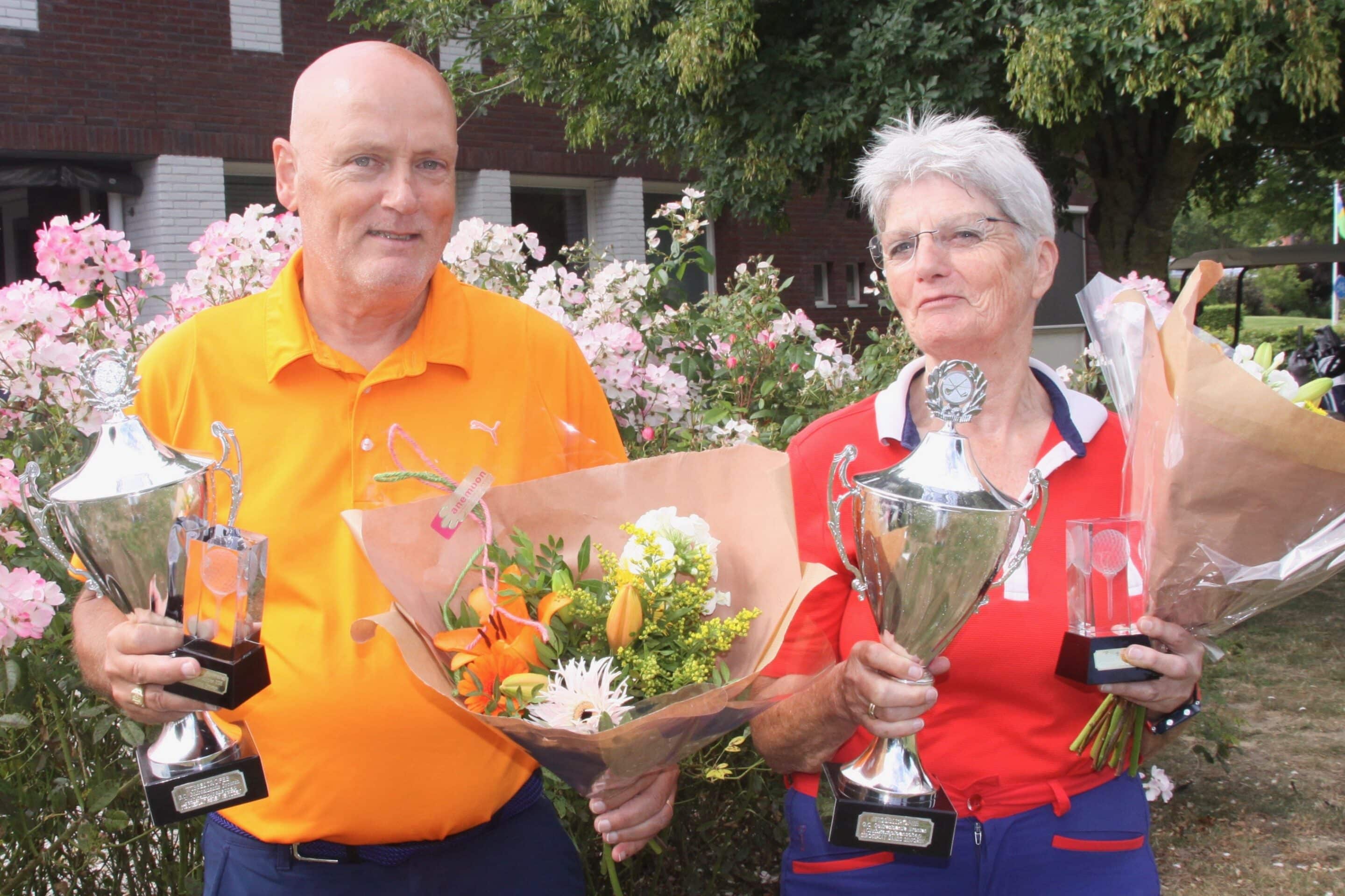 Iny Vermaat en Henk Nieuwenhuizen nieuwe clubkampioenen Strokeplay bij senioren